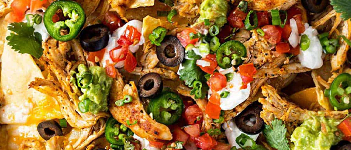 Spicy Chicken Nachos 