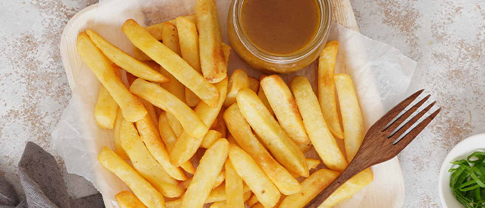 Chips & Curry Sauce  Regular 