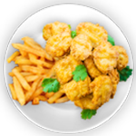 Chips & 10pcs Chicken Nuggets 