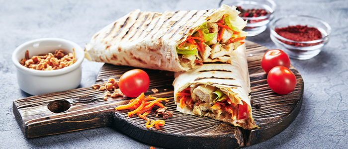 Chicken Fillet Wrap  Single 