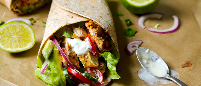 Crispy Chicken Wrap  Single 