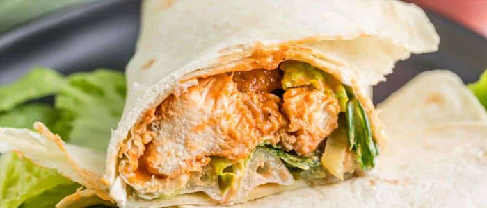 Spicy Chicken Wrap  Single 