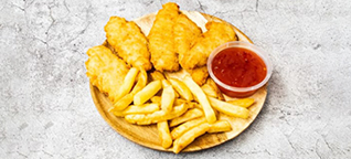 Kids 3 Pcs Chicken Strips & Chips 